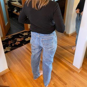 Vintage Levi Jeans - Orange Tag, Medium Wash 28 x 30, Metal Buttons